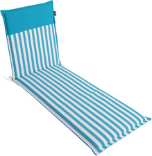 Cuscino per Lettino Prendisole Come Set Da 1 Lettino a Strisce Aqua – Uni, Cusci