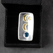 Valentines Sale 925 Sterling Silver Natural London Blue Topaz Band Ring Jewelry