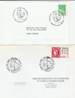 N22. 2 LETTERS TOULON NAVAL AND JOINT POST ILLUSTRATED STAMP LUQUET
