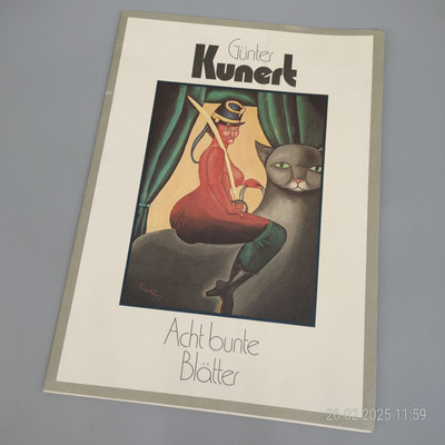 Acht bunte Blätter ~ Günter Kunert [1979] Eulenspiegel ~ DDR ~ Illustration top