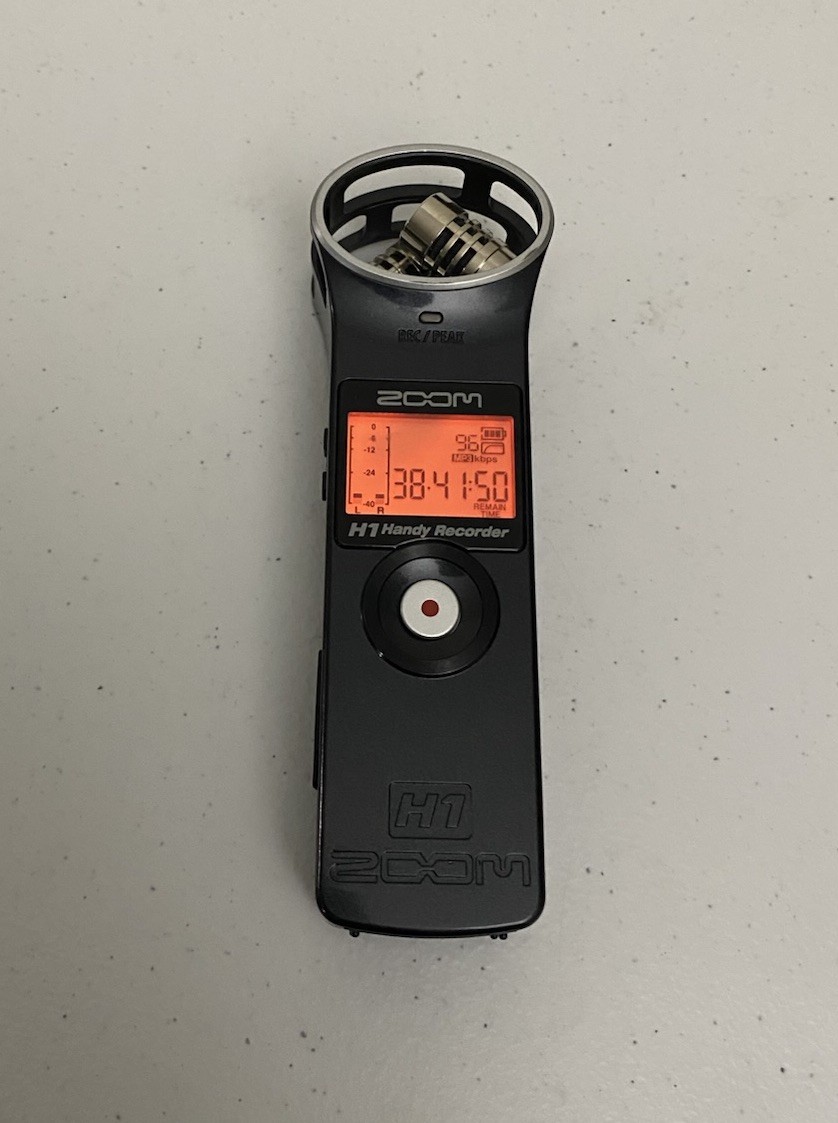 Zoom H1 Black Built-in Microphone Portable Wireless Digital Handy Recorder