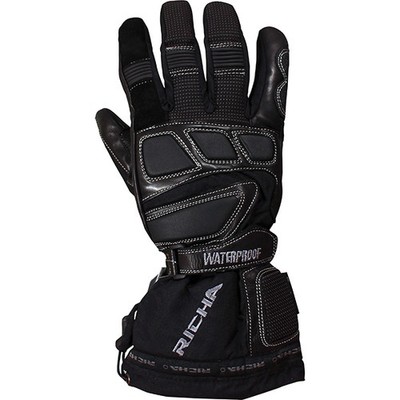 Richa Carbon Winter schwarz Urban Touring wasserdichte Motorradhandschuhe XL