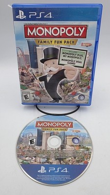 Monopoly Family Fun Pack (Sony PlayStation 4 / PS4, 2014) Tested and Working