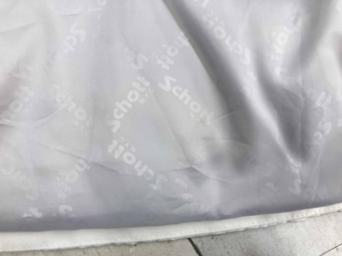 White SCHOTT Down Jacket M size - image 7