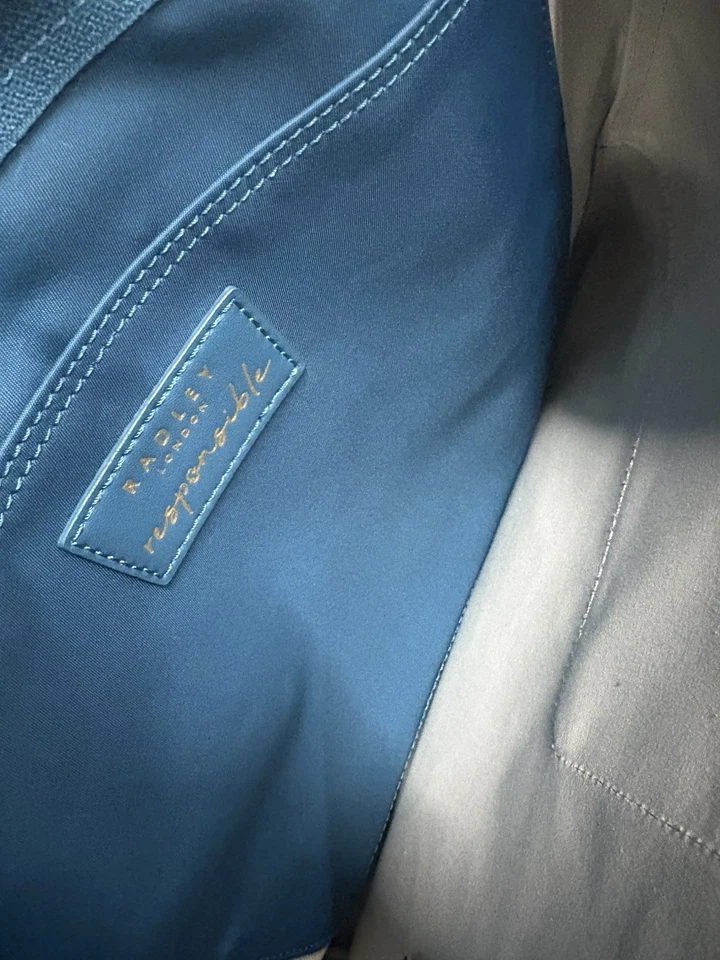 👜RADLEY BNWOT Ladies “Pocket Essentials” Backpack, Blue - RRP £99👜 - Image 4 of 4