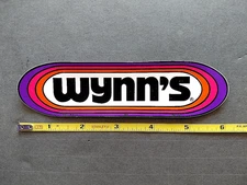 "WYNN'S" Vintage Original Drag Racing Sticker Decal ** NHRA U.S. NATIONALS INDY