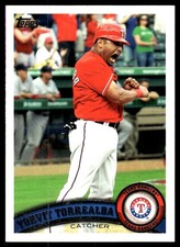 Yorvit Torrealba 2011 Topps Update #US298 Rangers MLB READ FREE SHIPPING