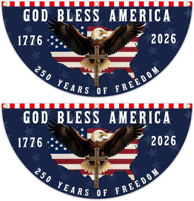 2PCS 250Th Anniversary Flag,1.5X3 FT 1776-2026 Fan Flags, 250 Years Anniversary