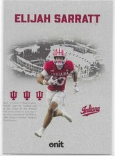 2025 Onit Athlete NIL Vestige Elijah Sarratt Indiana Hoosiers WR RC #VS-4