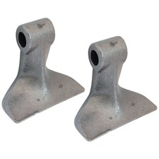 2x Maillets pour broyeur à fléaux adapté pour Agrimaster FZP260 Faucheuse à fléa