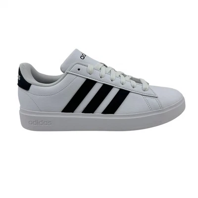 Adidas Grand Court 2.0 Cloud White Black Womens Athletic Sneaker - Image 1 of 4