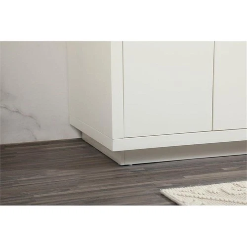 Elegant Decor Blake 42" MDF Single Bathroom Vanity with Backsplash in White - Picture 5 of 8