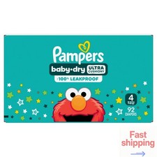 Pampers Baby Dry Diapers - Size 4 Count 92