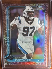 Topps Chrome 2025 Bobby Brown III #46 Carolina Panthers NFL Football Card
