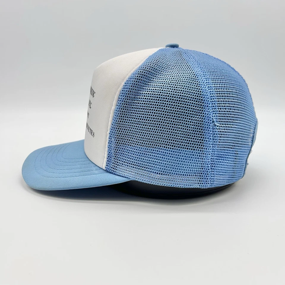 Gorra de Colección Snapback Camionero Divertida LEER Ajustable Azul Malla Humor obsceno Foto 3 de 4