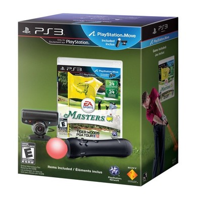 Tiger Woods Masters 12 Move Bundle PlayStation 3 / PS3 Golf