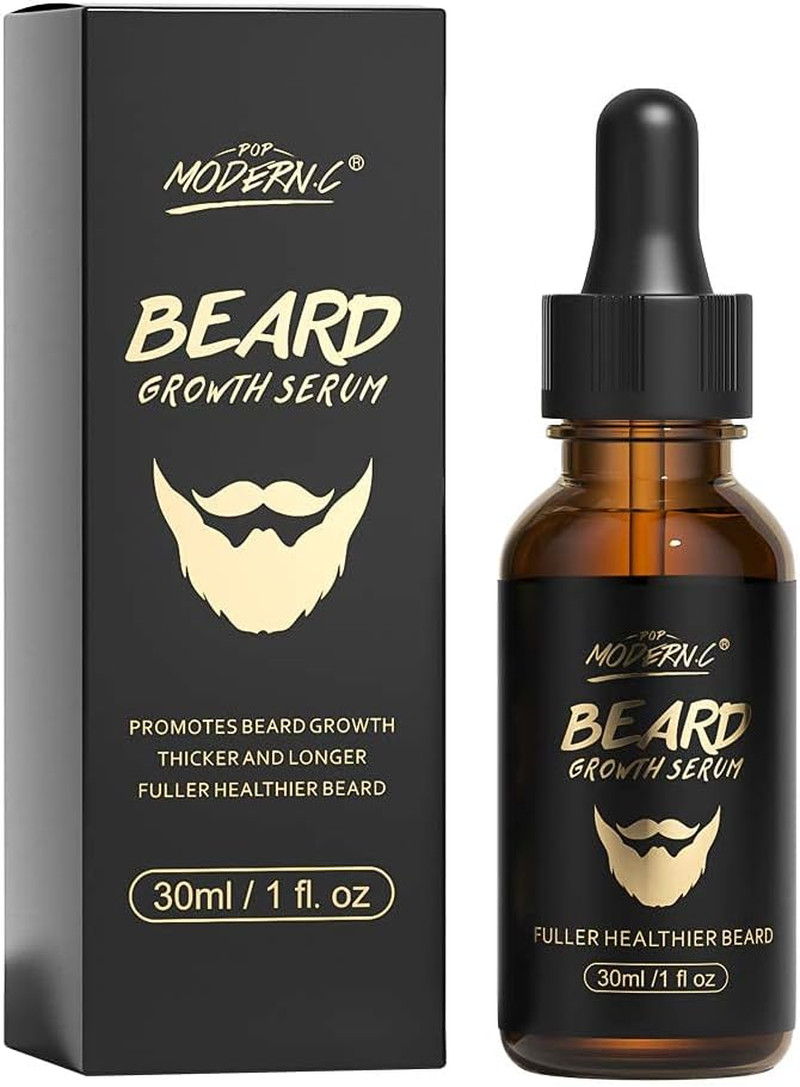 Beard Growth Oil, Beard Oil Biotin Beard Growth Serum for Men Stimulate Beard Gr