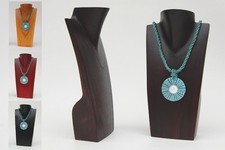 Schmuck Ständer 25 cm aus Holz Ketten Display Büste Halter handgefertigt  NDN25-