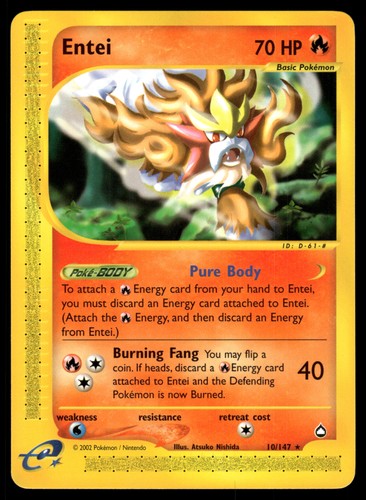 Entei 10/147 Aquapolis NM