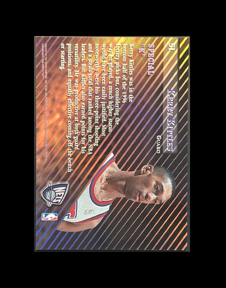 Topps Finest #51 1996 Kerry Kittle solo miembros radiocontrol impecable corte/calidad como nuevo💰 Foto 2 de 3