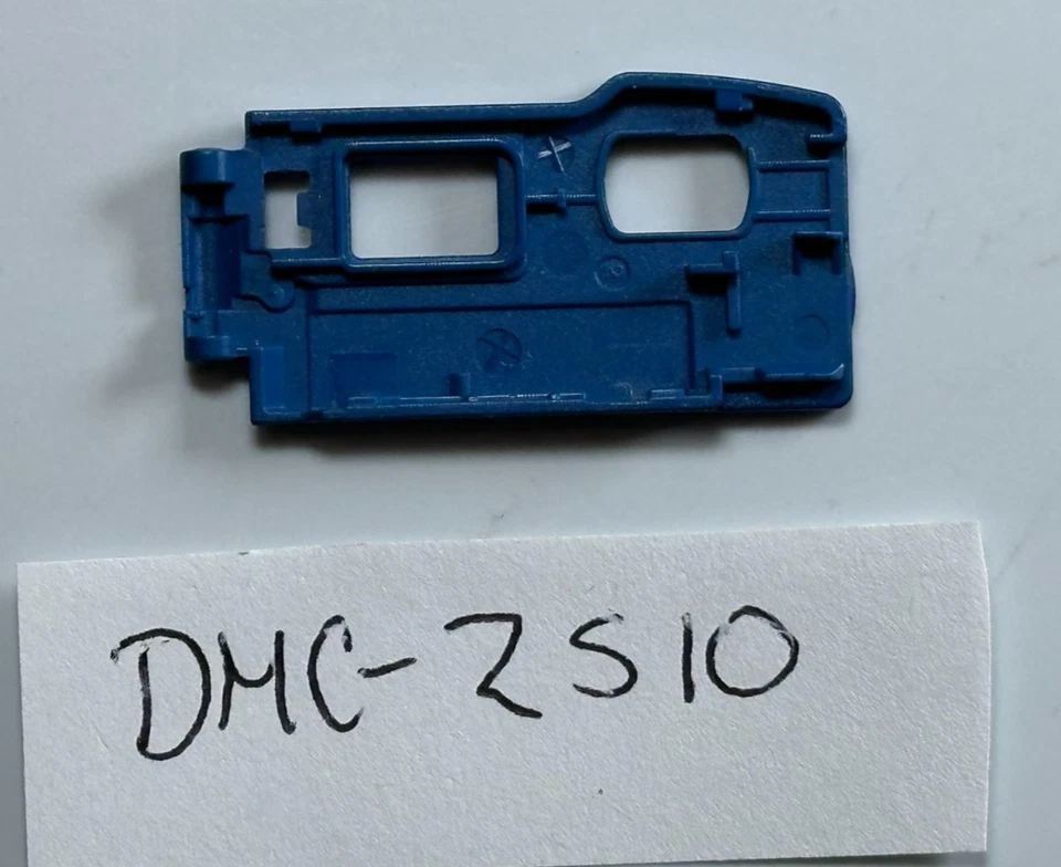 Panasonic Lumix DMC-ZS10  OEM Digital Camera Door Frame Blue Replacement Part - Image 2 of 2