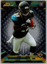 2013 Finest 145 Denard Robinson    RC Jacksonville Jaguars Football Card
