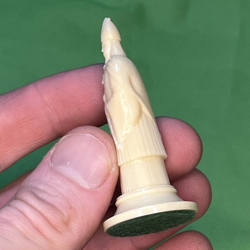 Vintage White Bishop Kingsway Florentine Replica 11th Century Chess Piece (one) - Picture 5 of 6