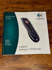 Logitech Harmony Advanced Universal Remote 890 Installation Manual Guide
