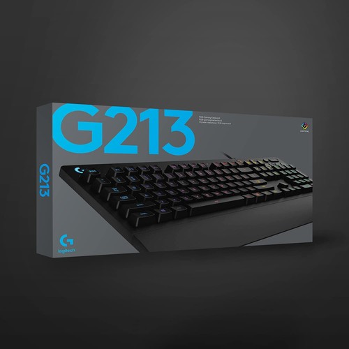 Logitech G213 Prodigy RGB Gaming QWERTZ Tastatur Bedienelemente Programierbar SW - Bild 7 von 8