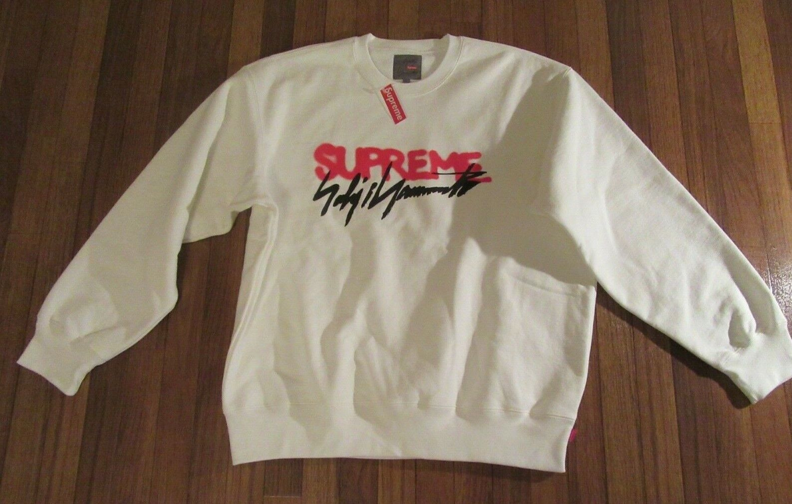 Supreme Yohji Yamamoto Crewneck Sweatshirt Size Large White FW20