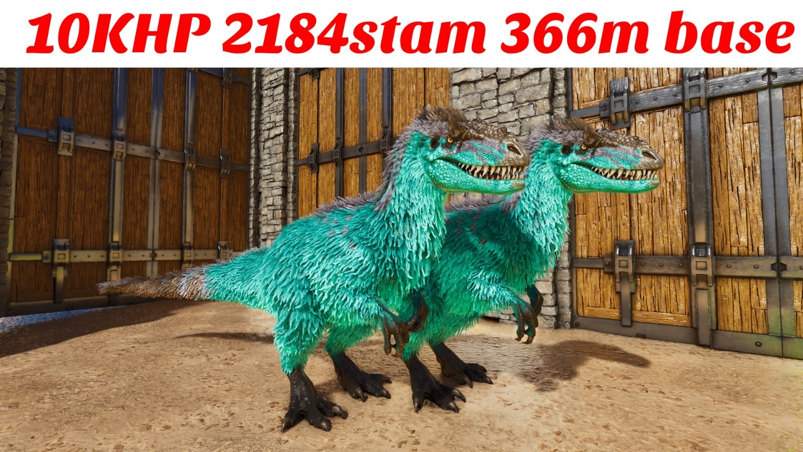 ARK SURVIVAL ASCENDED ASA - PVE PC/XBOX/PS5 Yutyrannus. Rouge solide