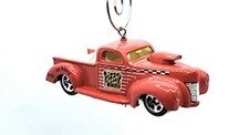Christmas Ornament for 1940 Ford Truck Dragster Red