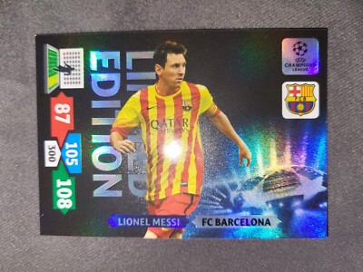 Panini Adrenalyn Champions League 2013 2014 - Lionel MESSI Limited Edition