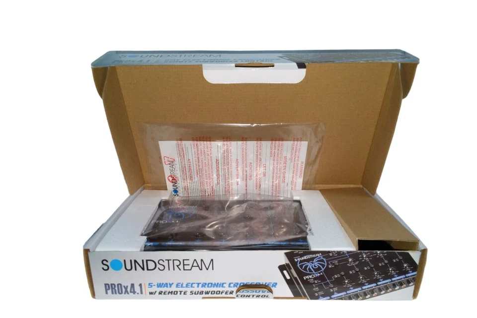 SOUNDSTREAM PROx4.1 CAR AUDIO 5-WAY ELECTRONIC RCA CROSSOVER REMOTE BASS KNOB - Image 2 of 2