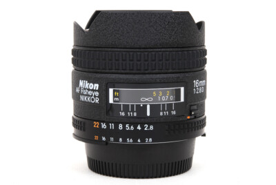 Mint- Nikon AF-D Fisheye Nikkor 16mm f/2.8D Lens | eBay