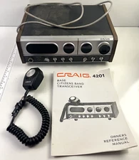 CRAIG - Model 4201 - TRANSCEIVER - Made in JAPAN See Description