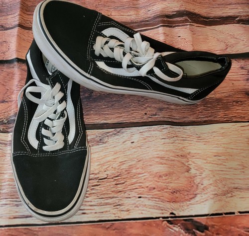 Vans Sneakers Black Mens Size 9 Women's 