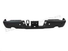 For 09-18 RAM 1500 PICKUP REAR BUMPER FACE BAR BLACK W/ SENSOR W/ DUAL EXHAUST