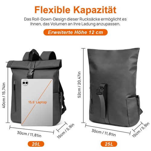 Rucksack Wasserdicht Wanderrucksack Herren Outdoor Reisen Trekkingrucksack DHL - Bild 35 von 63