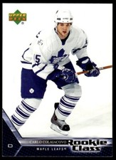 2005-06 Upper Deck Rookie Class Box Set Carlo Colaiacovo Toronto Maple Leafs #49