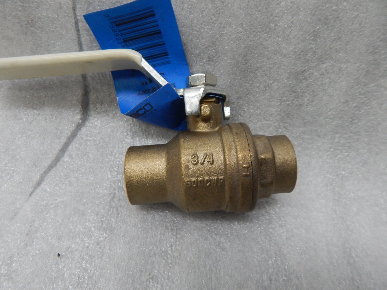 NIBCO DZR brass Ball Valve 350 psig @ 200 F  3/4"  sweat SFP600A-LF solder