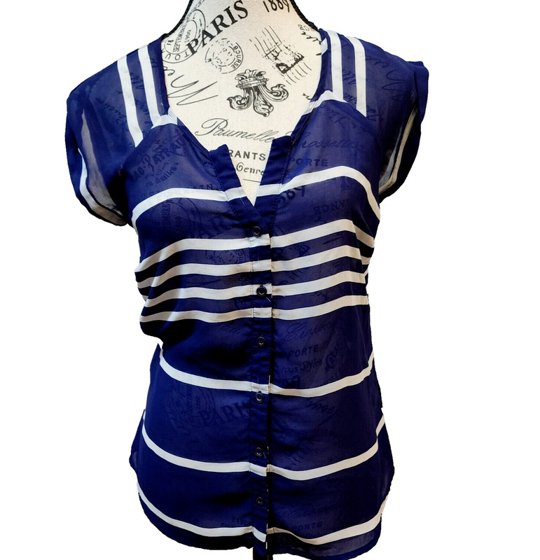 OLD NAVY blue shirt- size S