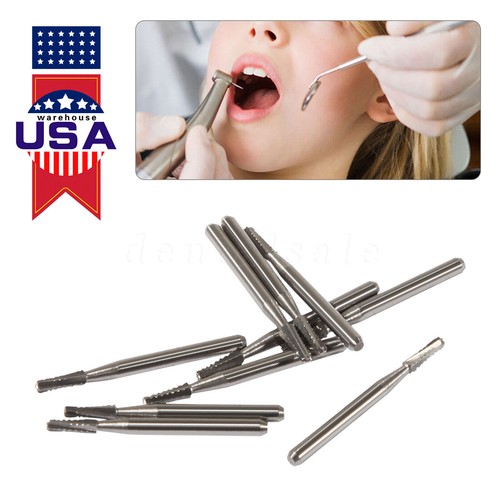 10Pcs FG Dental Carbide Burr Burs Drills FG 2/3/4/5/701/ 330/1558 for High Speed - Picture 120 of 142