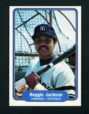 Reggie Jackson New York Yankees 1982 Fleer #39 NM-MT HOF 
