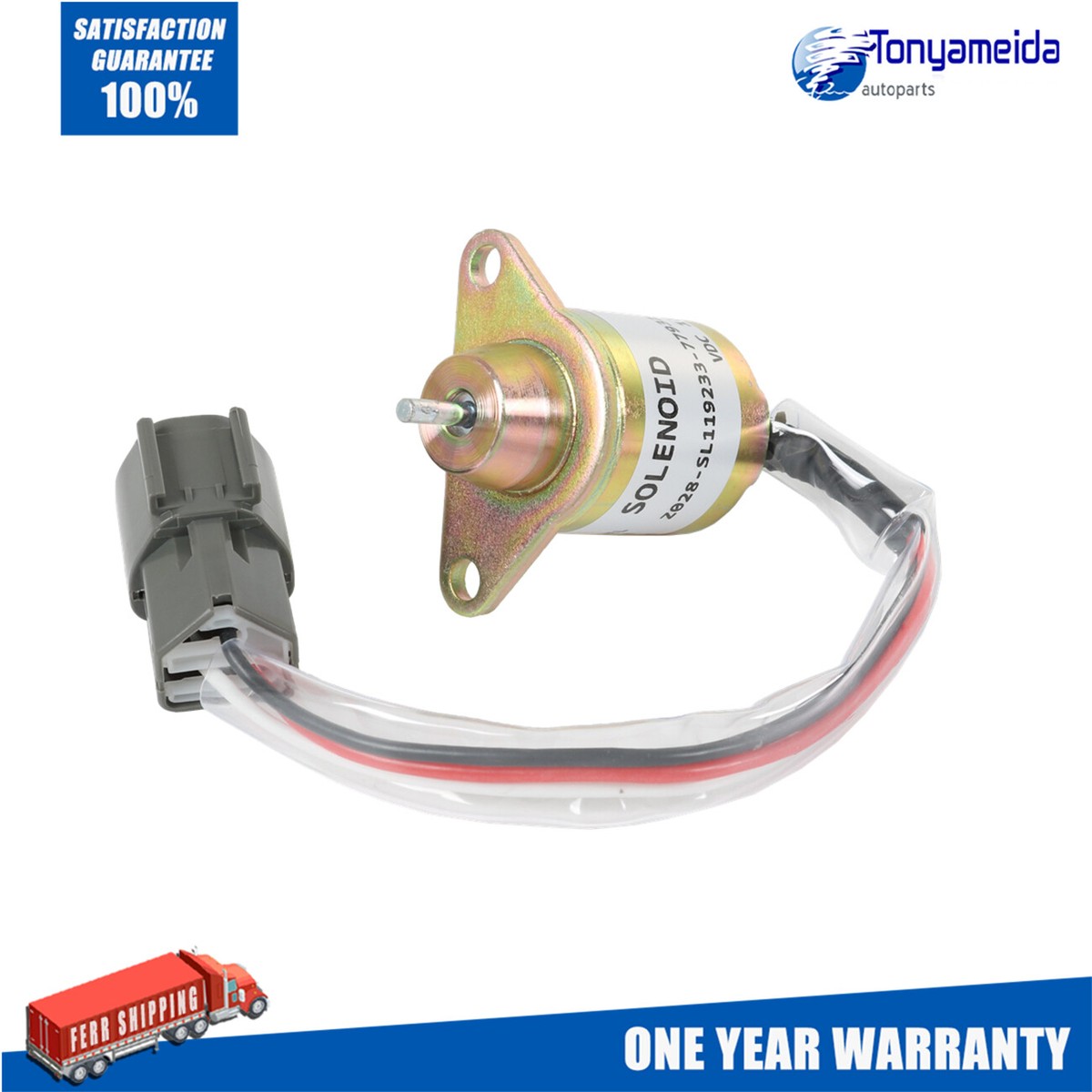ゆぅ Fuel shutdown Shut Off solenoid Yanmar 119233-77932 Woodward