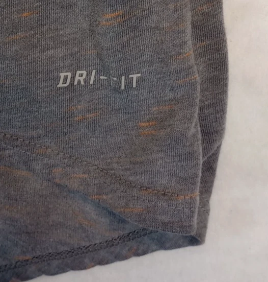 Camiseta sin mangas Nike para niñas gris Dri-FIT logotipo entrenamiento camiseta sin mangas niños jóvenes Foto 4 de 4