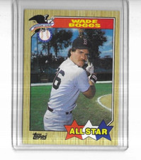 1987 Topps #608 Wade Boggs Boston Red Sox All Star