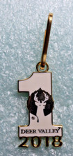 Deer Valley Ski Resort Utah 2018 #1  ipper Pull  Ski Pin (RARE)