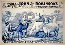 Great John Robinsons 1900  Circus  Poster Print  17 x 11  Giclee Print