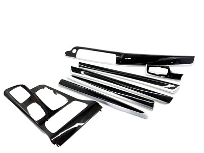 10台セット✩VITESSE5台 BMW5台 2011–2016 BMW 5 SERIES F10 INTERIOR WOOD TRIM SET FRONT REAR LEFT